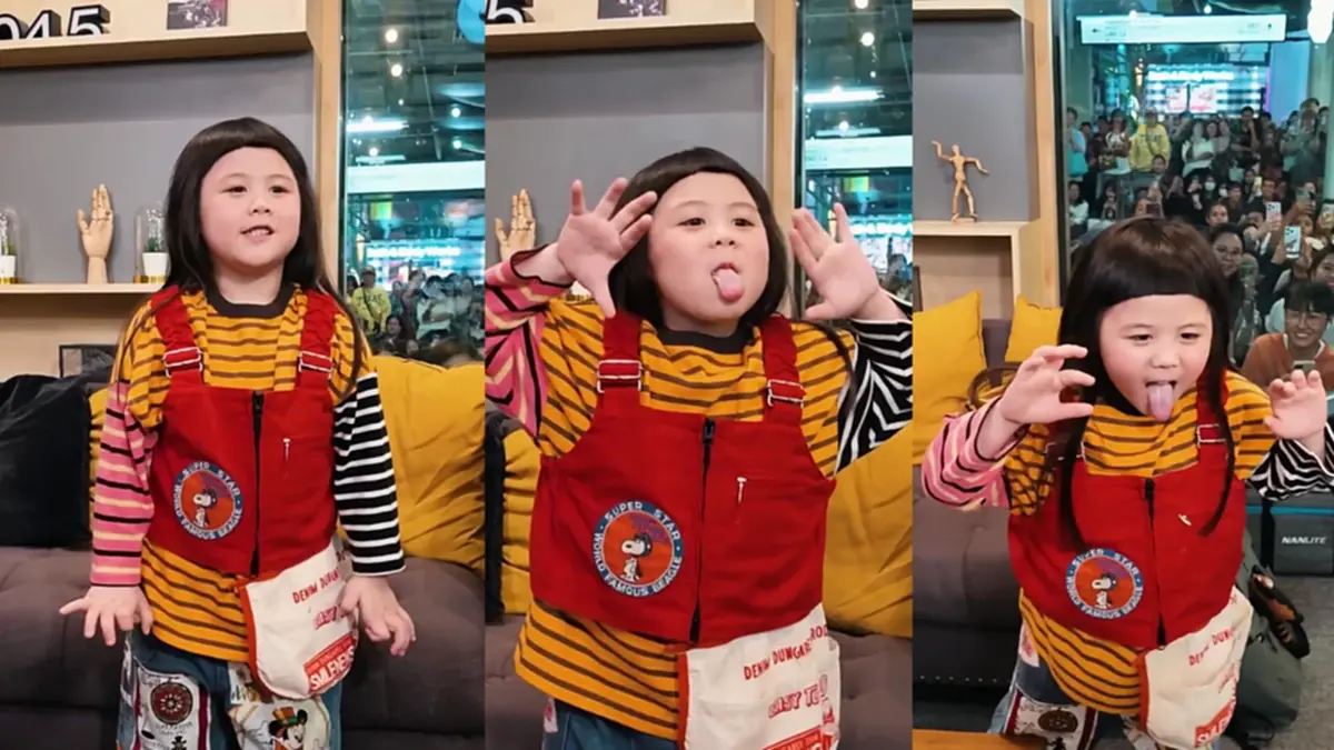 ศิลปินตัวน้อยวัย 4 ขวบ เดินสายโปรโมทเพลง แฟนคลับล้นสตูดิโอ 