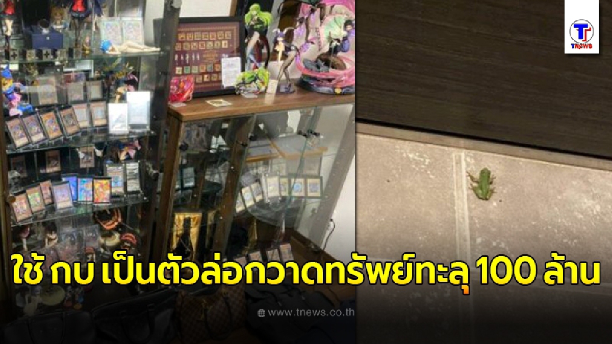 โจรญี่ปุ่นสุดแสบ ใช้อุบาย วางกบไว้หน้าประตูบ้าน ก่อนบุกกวาดของมีค่าได้กว่า 100 ล้าน