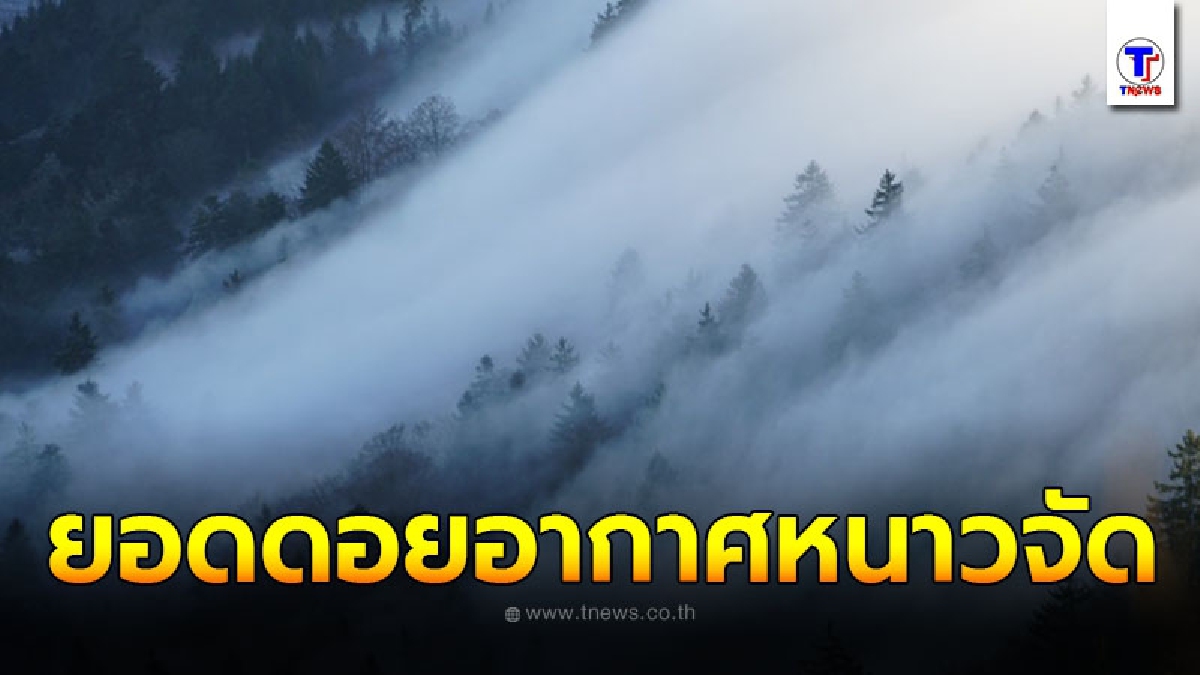 กรมอุตุฯ เผยไทยตอนบนมีอากาศเย็น ยอดดอยหนาวจัดอุณหภูมิต่ำสุด 8 องศา