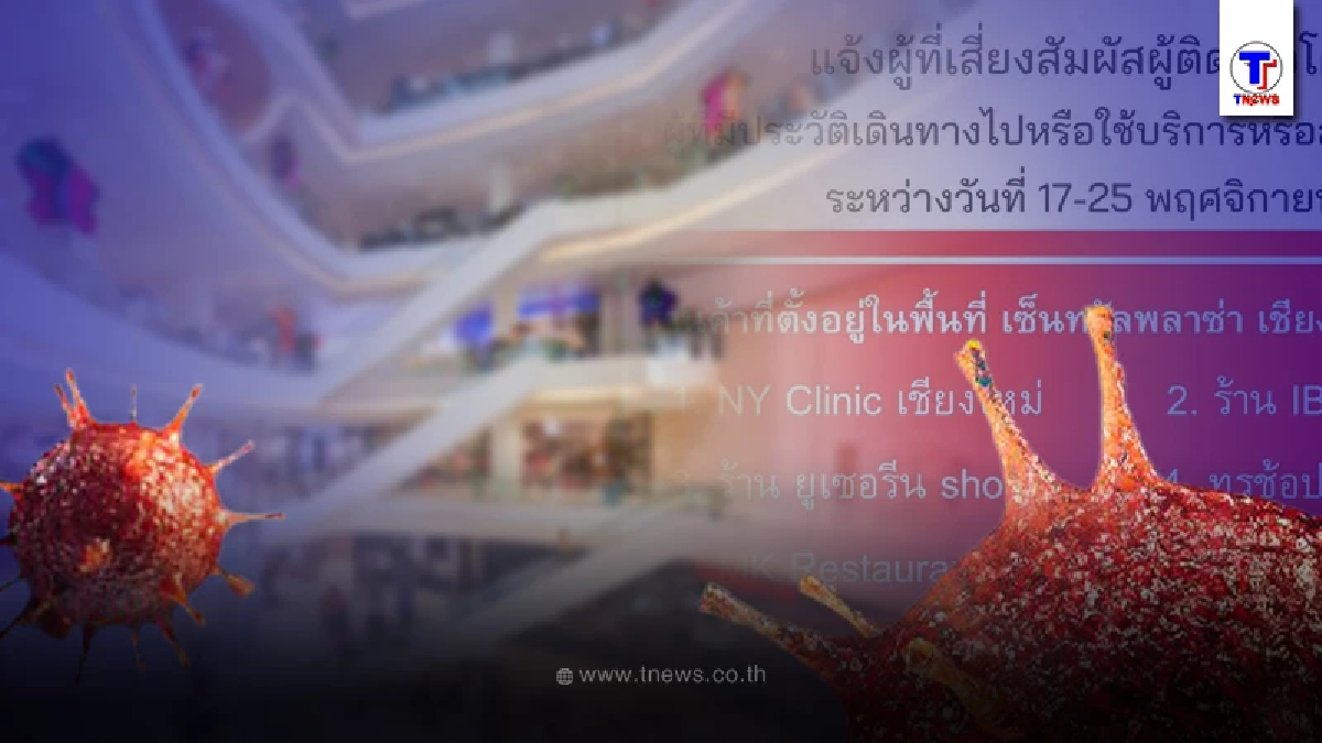 จังหวัดประกาศเตือน ผู้ไป 9 ร้านค้าในห้างสรรพสินค้าดัง รีบสังเกตอาการตัวเอง