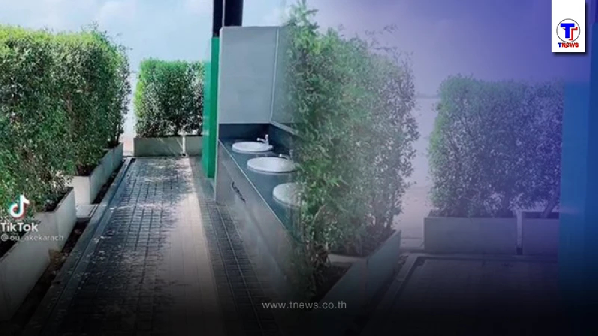 หนุ่มเกาหัว แวะเข้าห้องน้ำปั้ม เจอวิวสวยหลักล้าน รีบวิ่งใส่เกือบหัวแตก