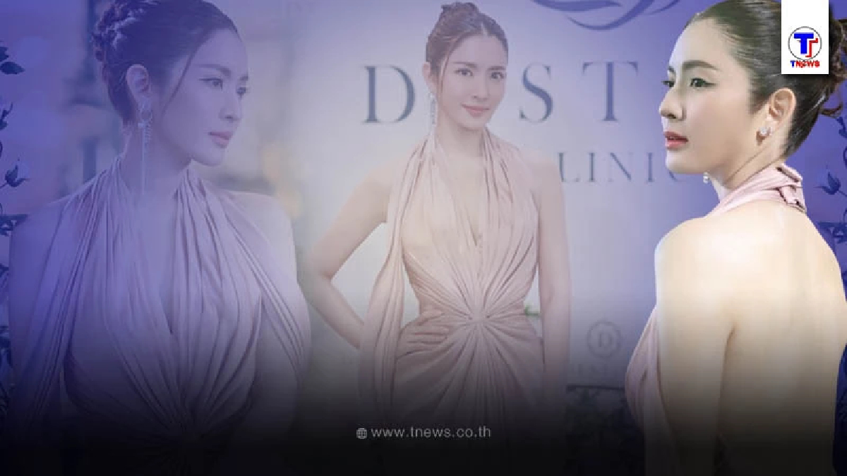 เปิดภาพล่าสุด แอฟ ทักษอร ใส่ชุดเว้าหลังเห็นแล้วร้องว้าวเลย