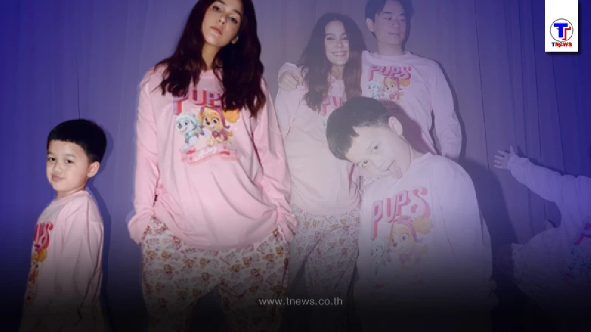 ชมพู่-น็อต พร้อมหน้าพ่อ-แม่-ลูก น้องพายุ ทำหลุดโฟกัสเต็มๆ