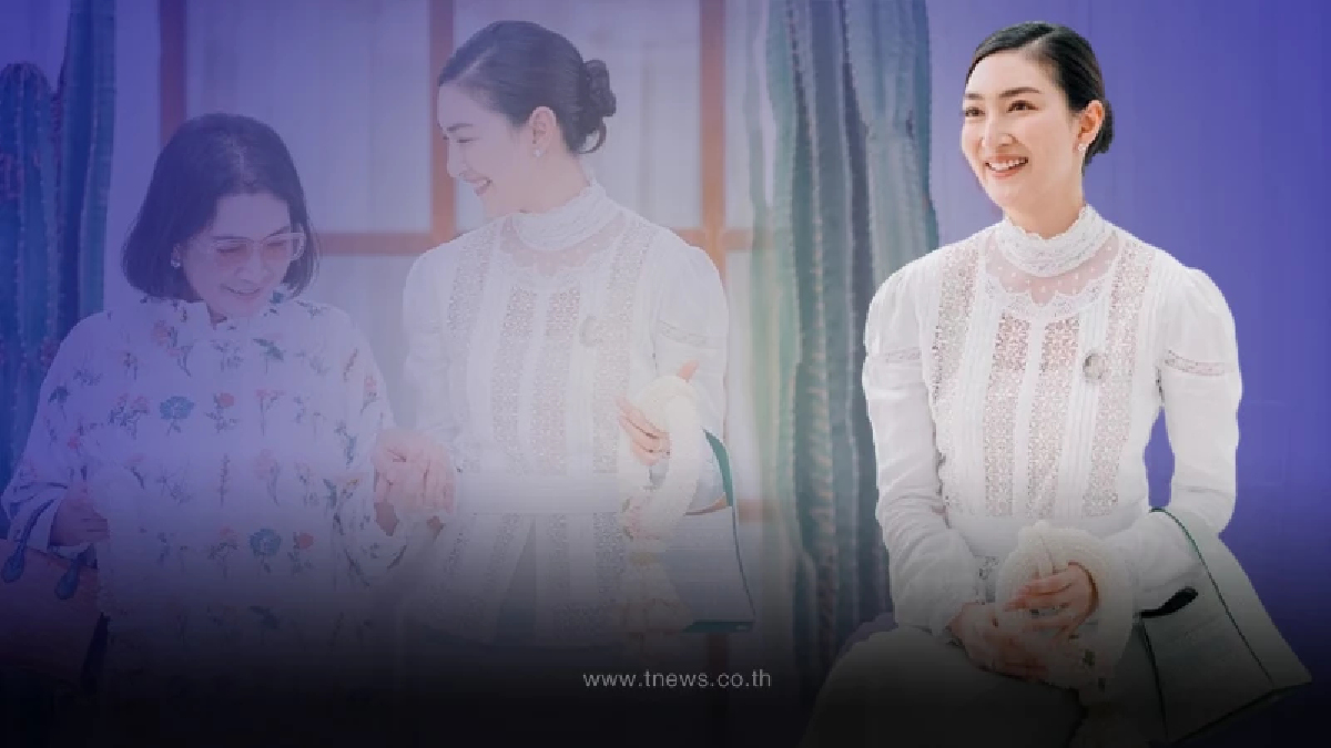 แพนเค้ก เขมนิจ พาครอบครัวทำบุญ หลังแต่งงาน เจ้าสาวป้ายแดงสวยละมุนมาก