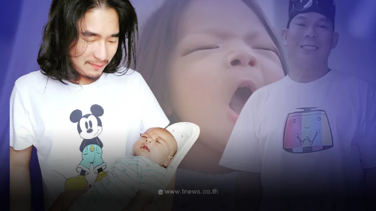 เปิดภาพ “บุหรี่”  ลูกชายโหน่ง  อุ้มลูกชาย  “น้องบะหมี่” หน้าเหมือนกันเป๊ะๆ