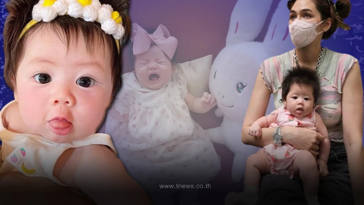 ส่องภาพคุณหนูหมื่นล้าน “น้องแอบิเกล” หน้าเริ่มเปลี่ยน แววความสวยแม่มาเต็ม