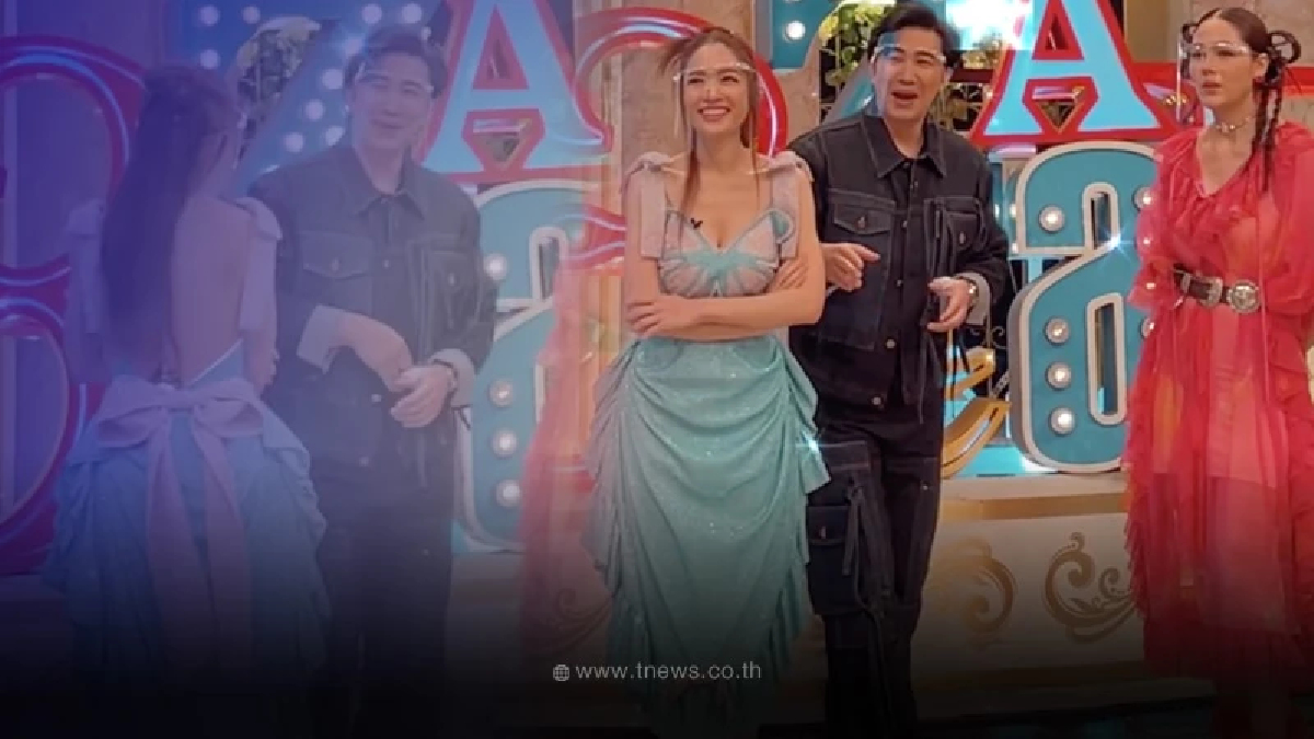 เปิดลุค แอฟ ทักษอร โชว์หลังกลางรายการ ช็อตนี้ หนุ่ม กรรชัย ถึงกับแอบยิ้ม