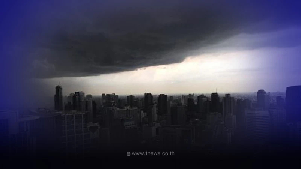 กรมอุตุฯ เตือนมรสุมพาดผ่านไทย 38 จังหวัด ฝนตกหนัก 60-80% กทม.ก็ไม่รอด