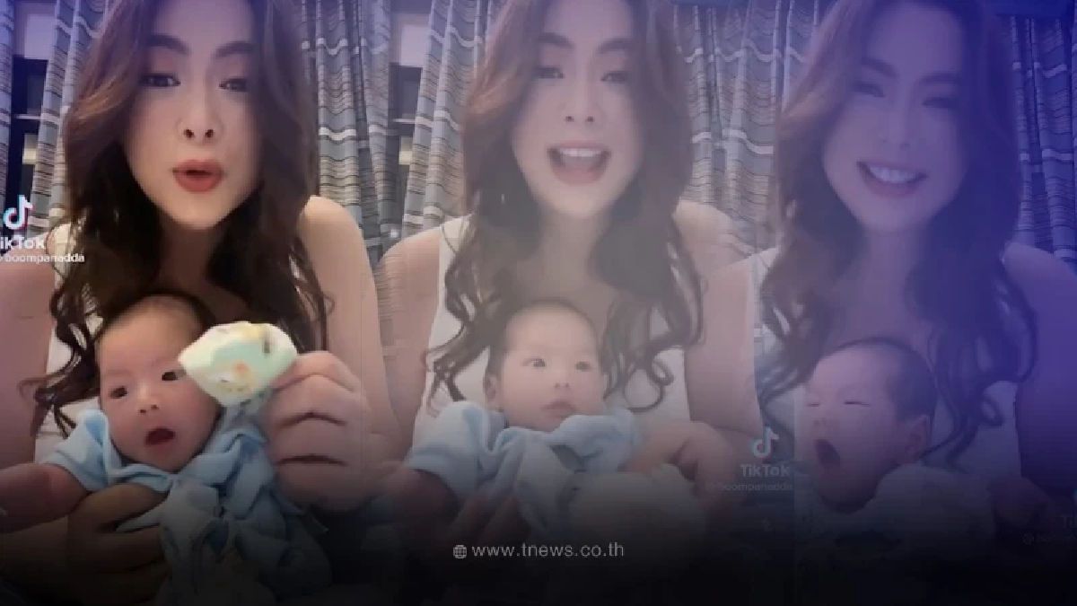 ชาวเน็ตเป็นห่วง หลัง บุ๋ม ปนัดดา จับลูกชายเพิ่งคลอดไม่กี่วันมาเต้น