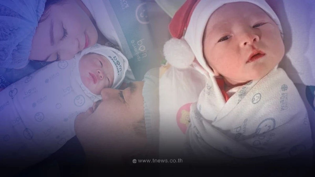 ส่องโฉมหน้าชัดๆ น้องวีลิน ลูกสาว เวียร์-วิคกี้ ผิวขาวปากแดง น่าเอ็นดูมาก