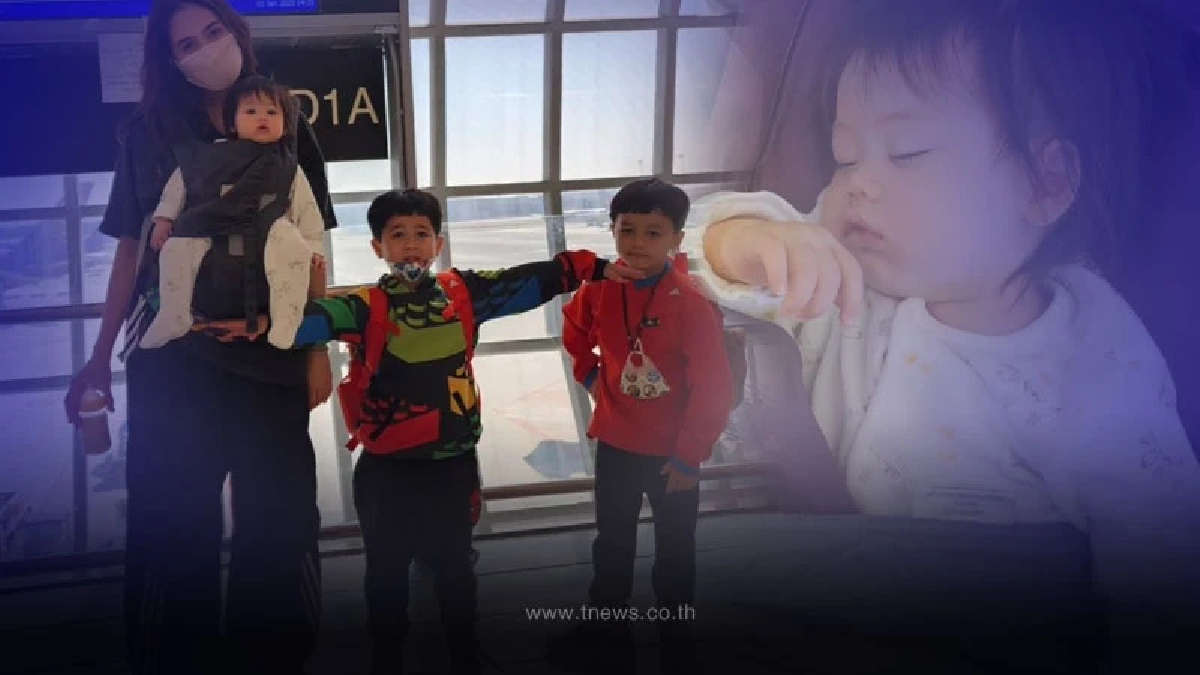 ชมพู่ อารยา เบรกงานพาลูกๆทั้ง 3 คนเที่ยวต่างประเทศรับลมหนาว