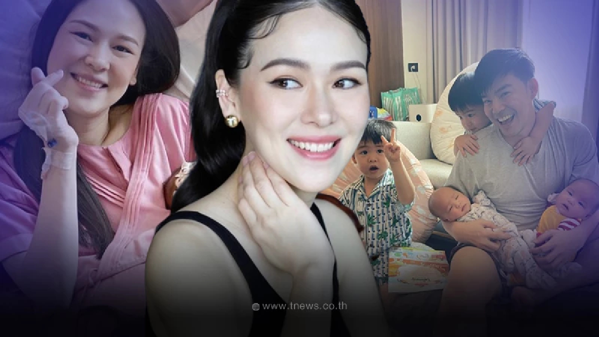 ภาพล่าสุด “ออย อฏิพรณ์” หลังคลอดลูกสาวฝาแฝด “น้องอัยวา-อัญญา” สวยกว่าเดิม