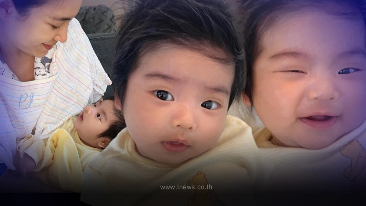 เปิดภาพล่าสุด “น้องพีร์เจ” อายุ 2 เดือน โอ้โห จ้ำม่ำสมบูรณ์ ทะเล้นขี้เล่นมาก