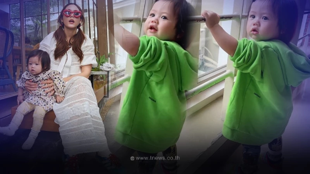 ชมพู่ อารยา จับลูกสาว น้องเกล แต่งตัวสุดเท่ ที่แท้เป็นชุดจากพี่ชายฝาแฝด