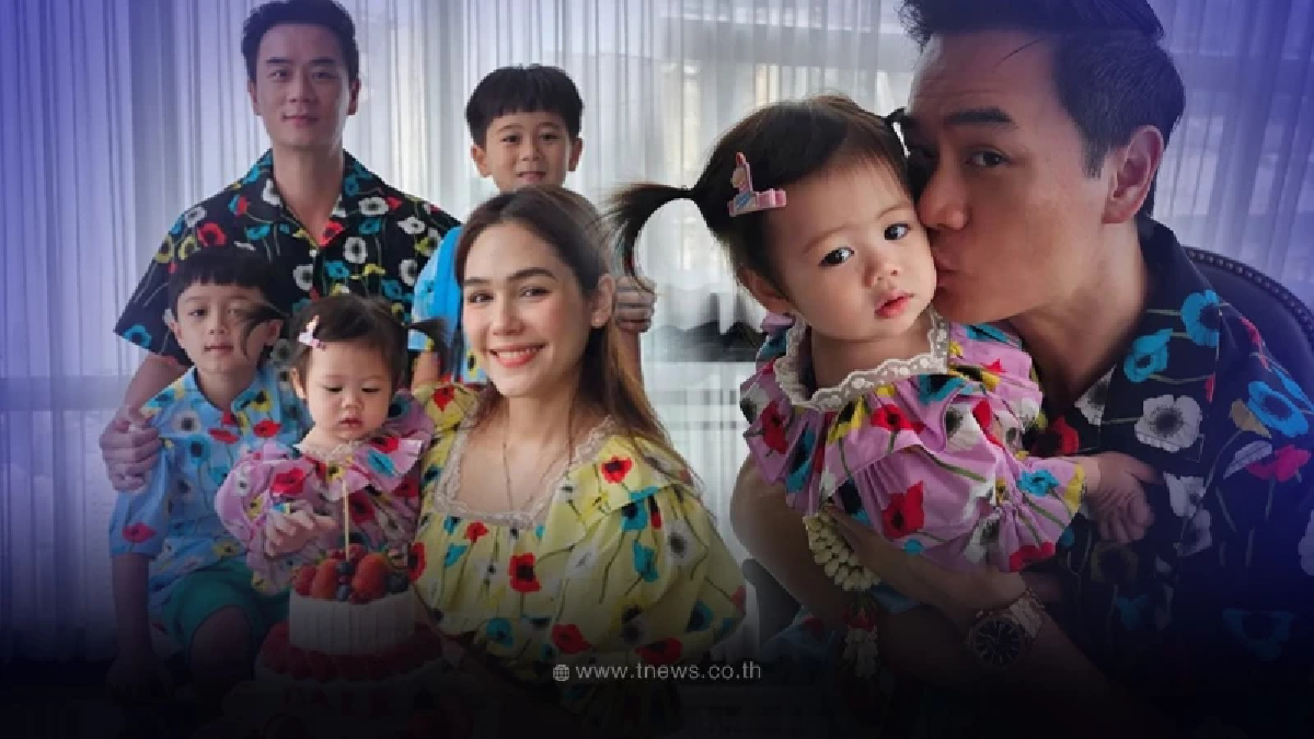 ชมพู่ อารยา-น็อต วิศรุต ฉลองวันเกิดลูกสาวหมื่นล้าน น้องแอบิเกล อายุ 1 ขวบ