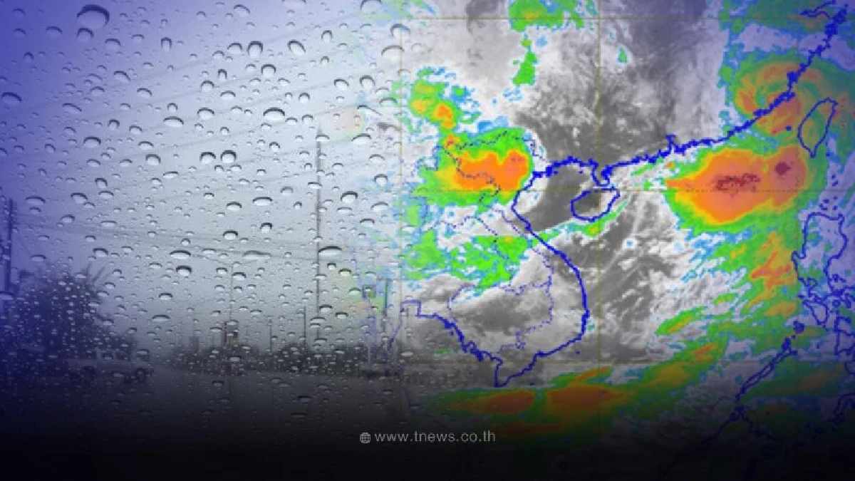 เตือนอากาศวันหยุดยาว 28 ก.ค.-2 ส.ค. มรสุมทวีกำลัง ระวังฝนตกหนักหลายที่