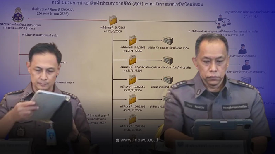 DSI เตรียมเอาผิดเพิ่มข้าราชการฝ่ายการเมือง เอื้อนำเข้าหมูเถื่อน 2,385 ตู้