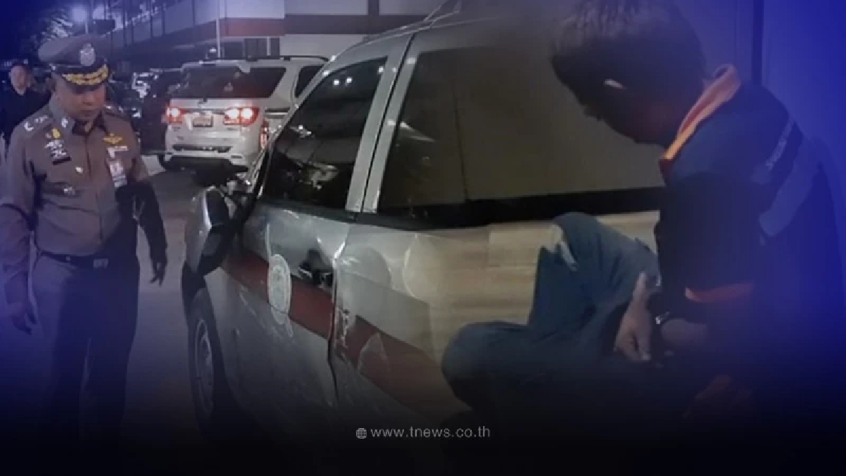 หนุ่มซิ่งรถบรรทุกชนดะ20 คัน หนี ตร. ยิงสกัดไม่หยุดพุ่งชน ตร. เจ็บ 3