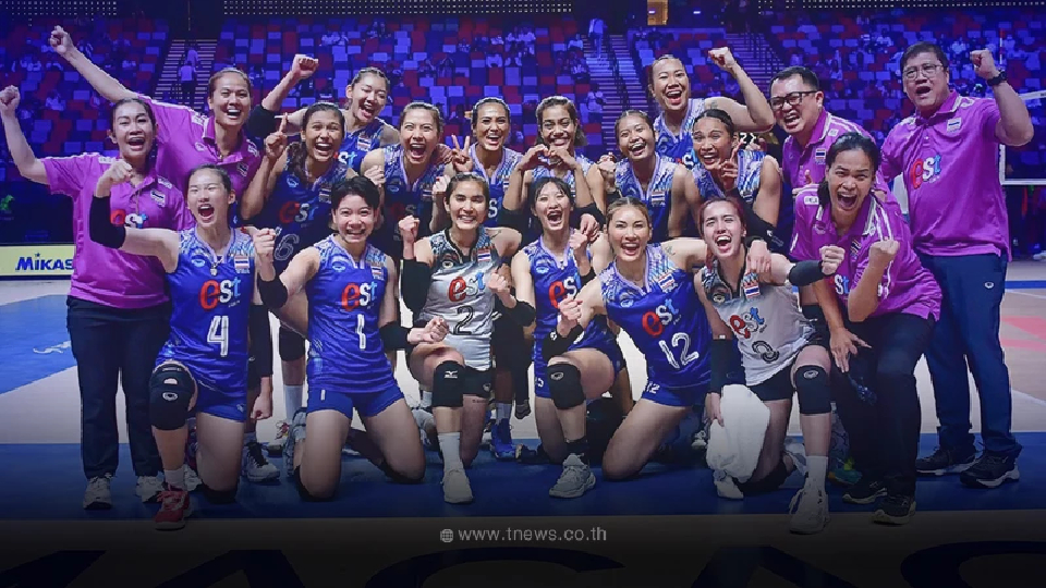 อันดับนักวอลเลย์บอลหญิงไทย ทำคะแนนสูงสุด รวมพลัง ทุบ โดมินิกัน "VNL 2024"