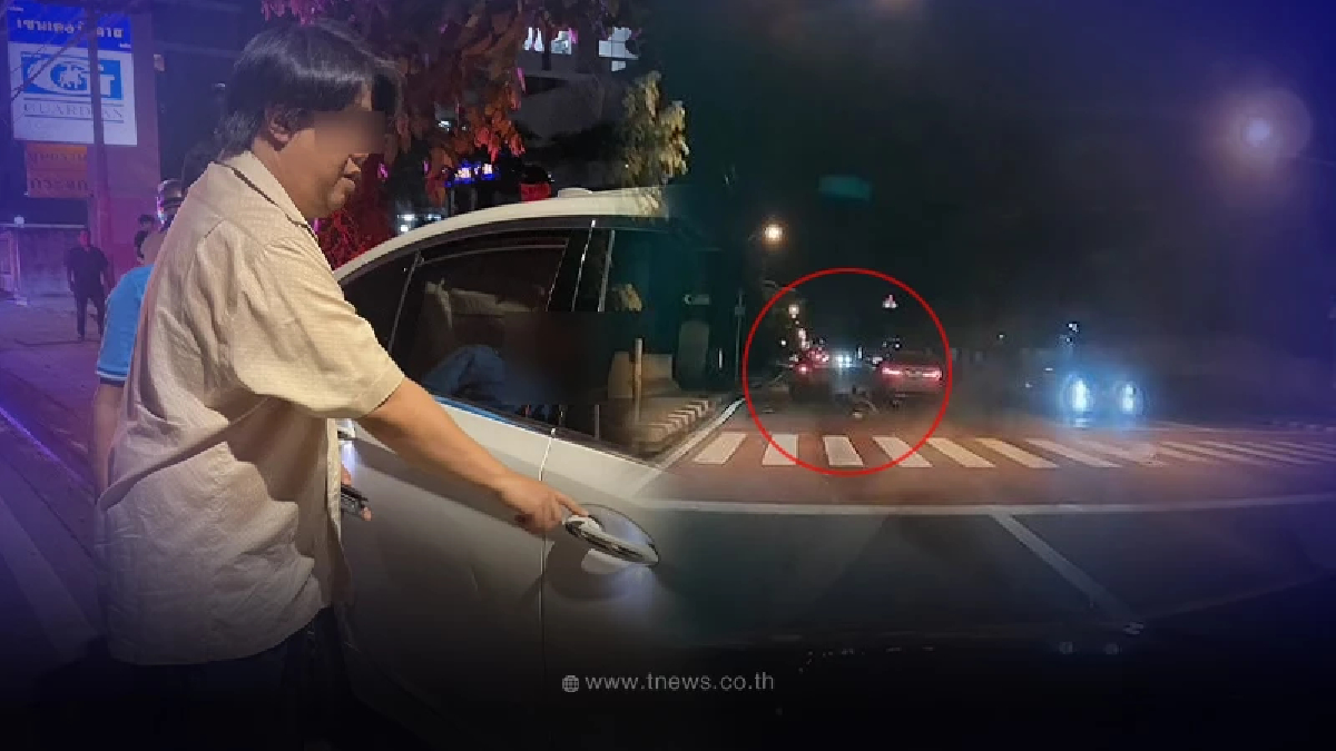 เปิดนาที "หนุ่มใหญ่ซิ่งBMW" ชนแหลก คนเจ็บปลิว ไม่มีหยุดดู
