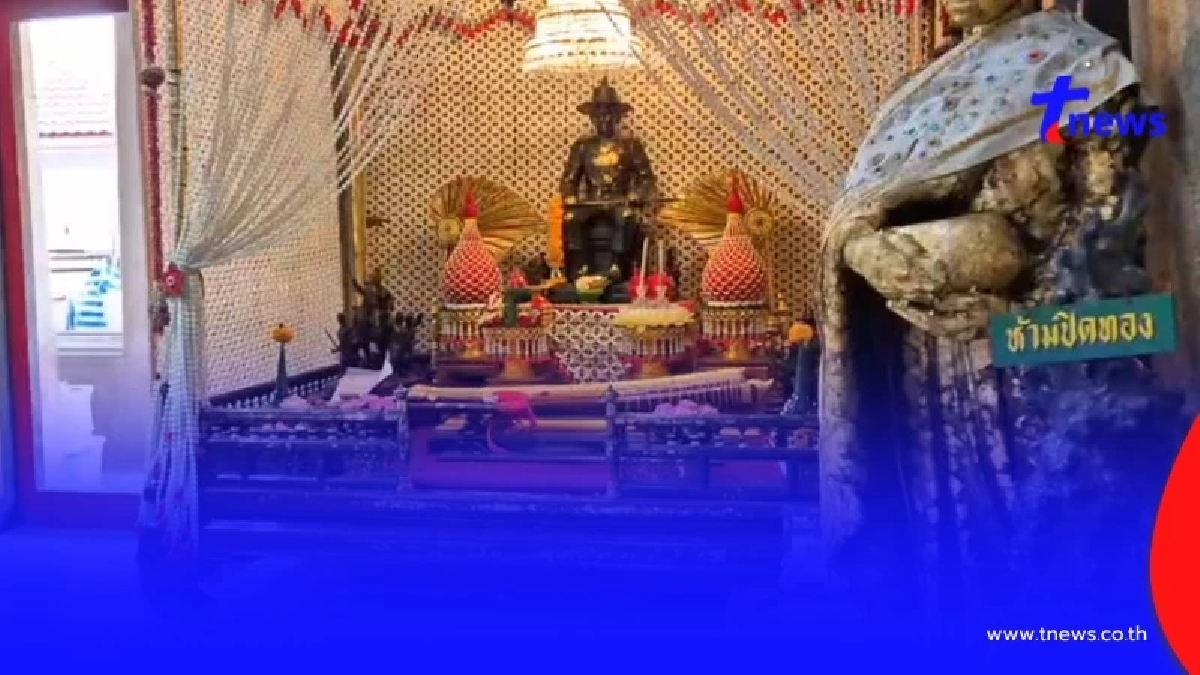 โจรใจบาป บุกวิหารขโมยดาบพระเจ้าตาก วงจรปิดหลักฐานชัด