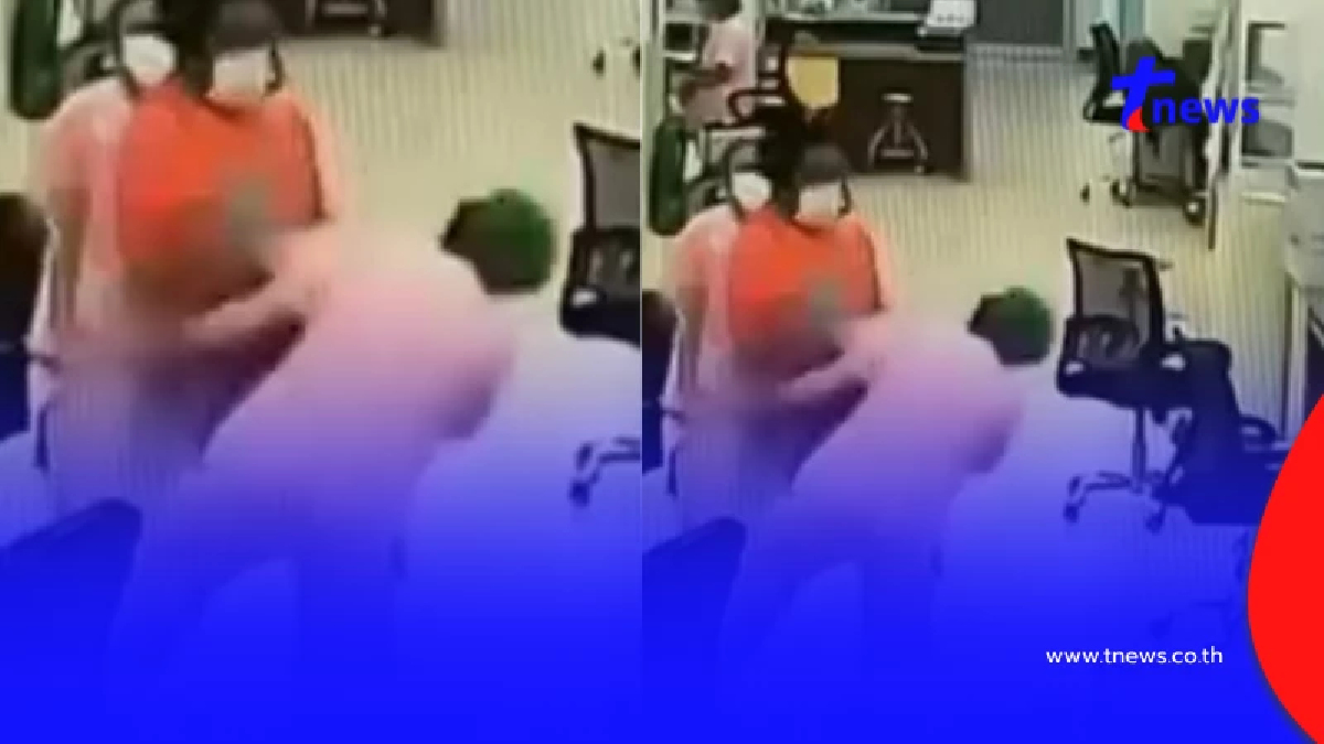 เปิดนาทีเดือด ชายบุกตบหน้าพยาบาล ไม่พอใจห้ามเมียพาลูกเล็กเยี่ยมผู้ป่วย