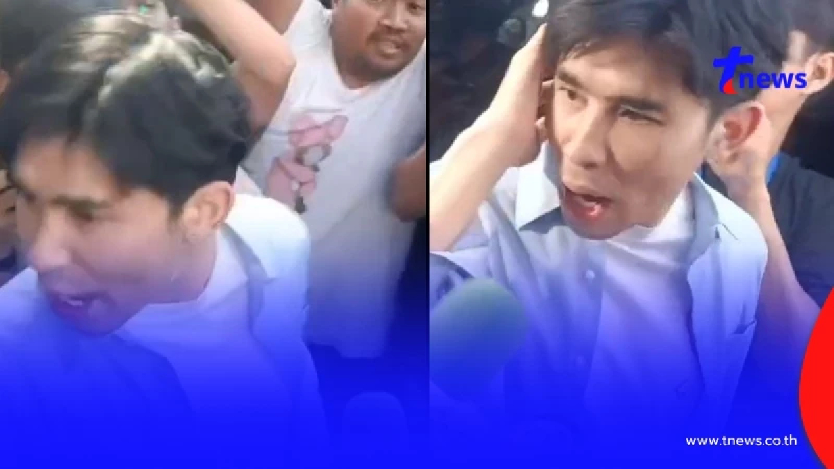 นาทีเดือด"พีช"ของขึ้น ชักสีหน้าโวยกลางวงสื่อ ใครโดนหัวผม