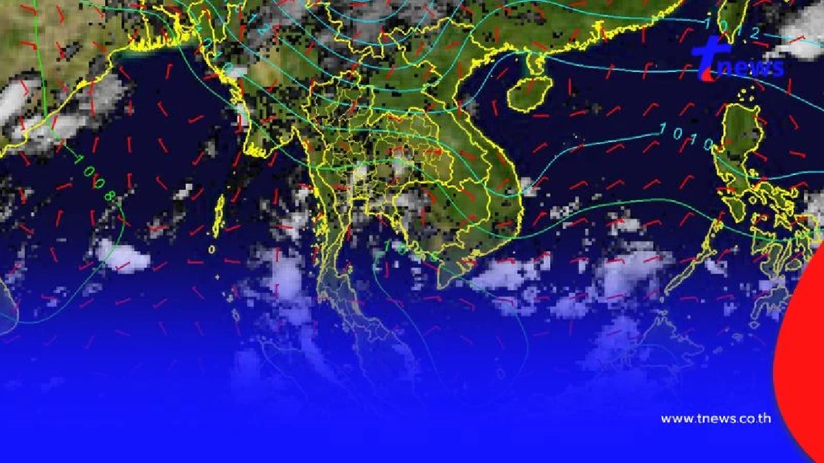 เปิดพิกัด 44 จังหวัด ฝนถล่มหนัก ลมกระโชกแรง กทม.วันนี้โดนด้วย