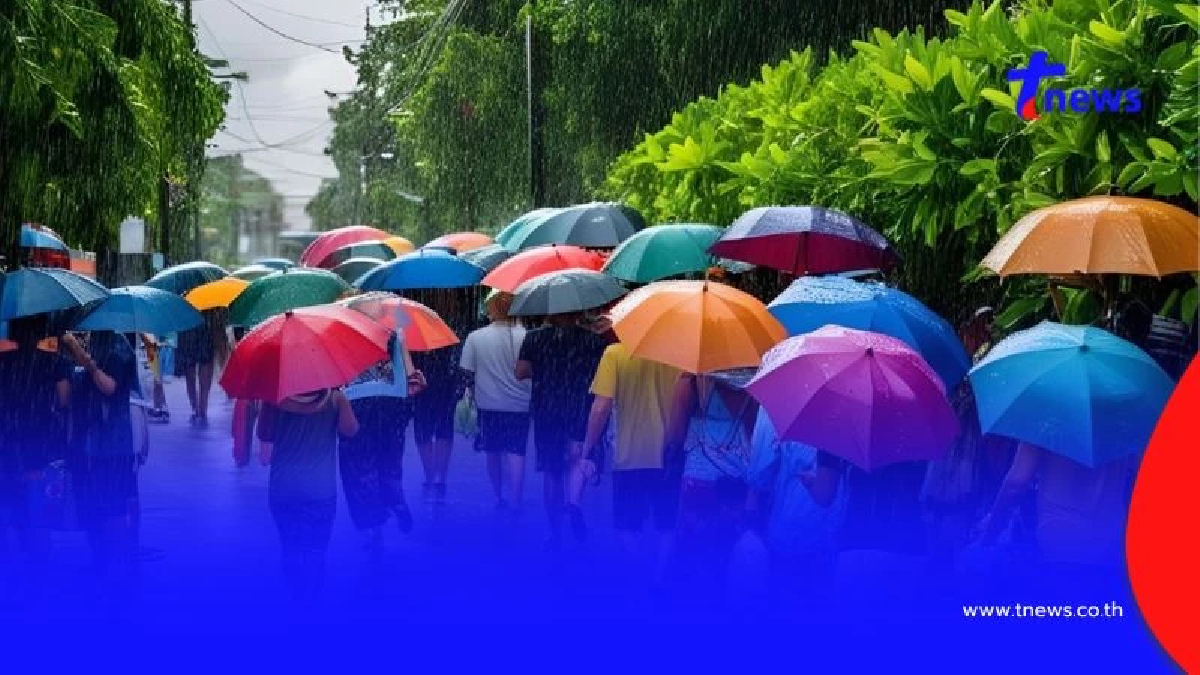 เปิดรายชื่อ 48 จังหวัด เจอเต็มๆ ฝนฟ้าคะนองวันนี้ ลมกระโชกแรง