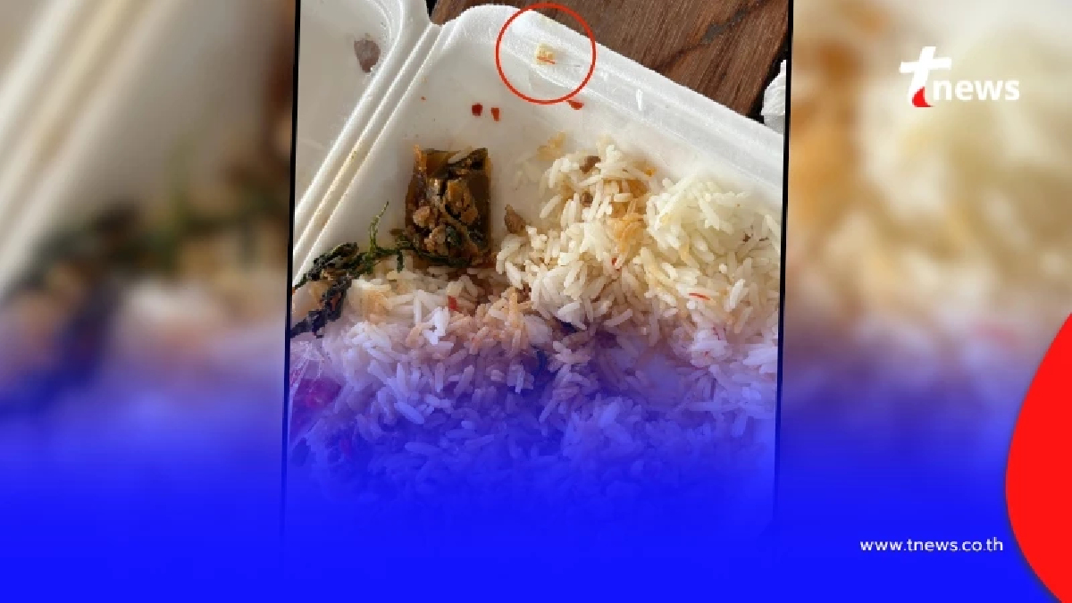 อ้วกจะพุ่ง "สาวสั่งข้าวกล่อง" กินไปเกินครึ่ง ก่อนมองดี ๆ เจอเต็ม ๆ