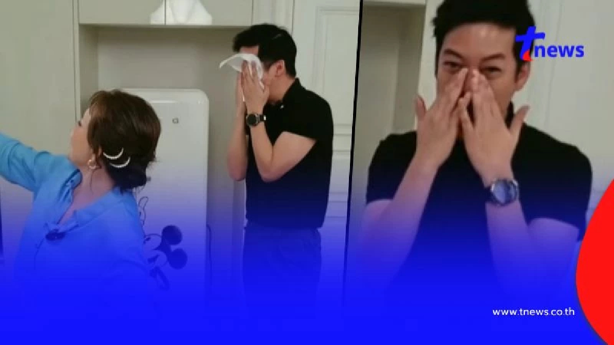 "เชน ธนา" ร่ำไห้ ดารารุ่นใหญ่บุกให้กำลังใจ จนกลั้นน้ำตาไม่อยู่