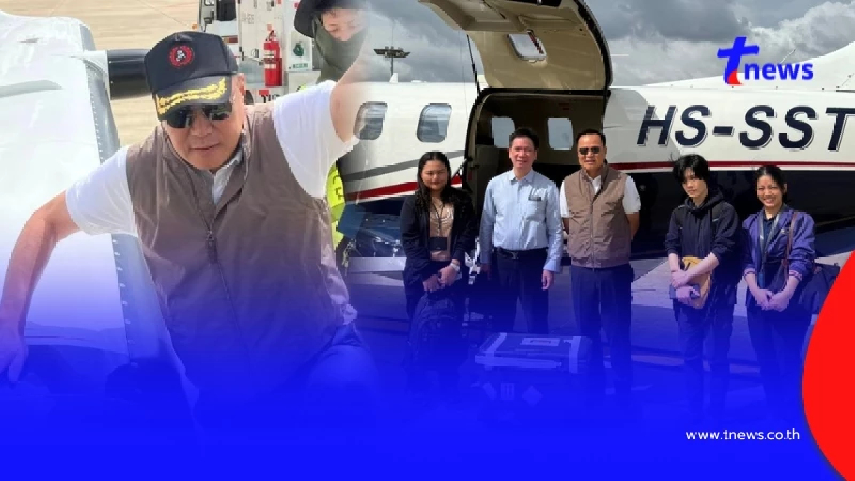 เปิดภาพภารกิจ "อนุทิน" ขึ้นบินด้วยตัวเอง ภารกิจหัวใจติดปีก