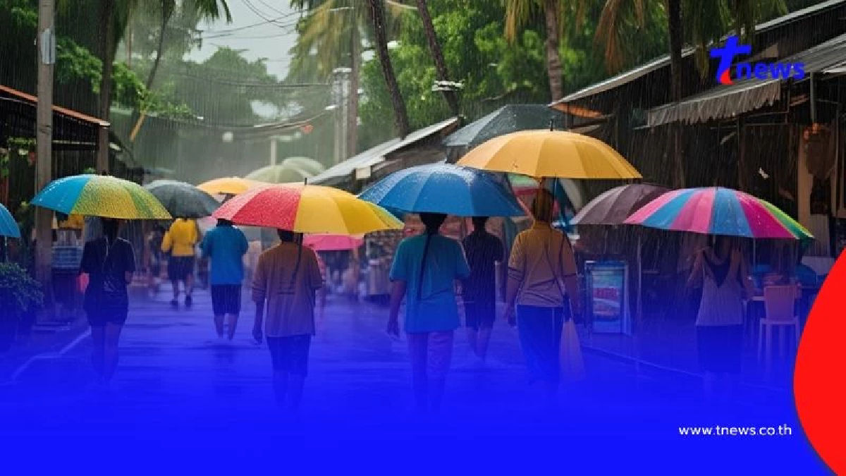 เตือนมรสุม 37 จังหวัด ระวังอันตราย ฝนตกหนักวันนี้ กทม.โดนเต็มๆ