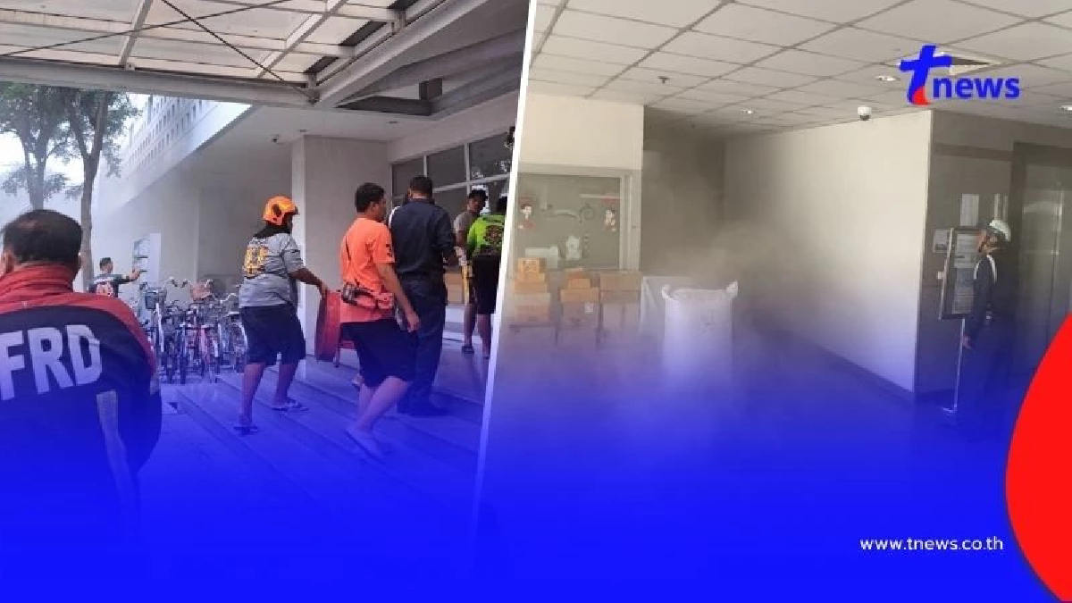 ไฟไหม้หอพัก รพ.ศิริราช กลุ่มควันโขมง ยังควบคุมเพลิงไม่ได้