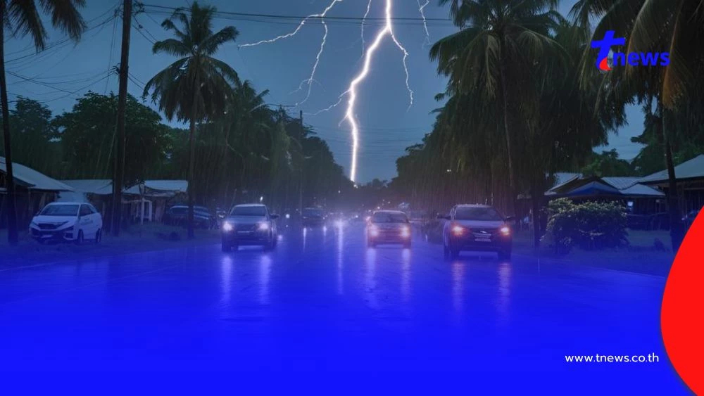 เปิดรายชื่อ 56 จังหวัด เจอมรสุม ฝนตกหนักวันนี้ ระวังน้ำท่วมฉับพลัน