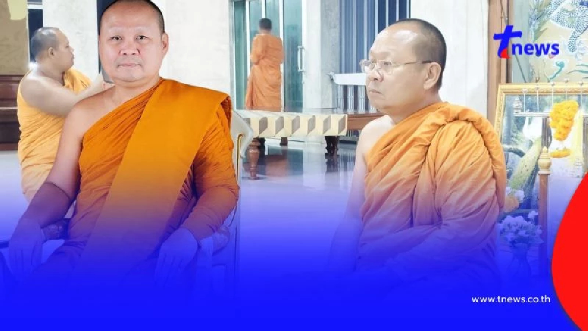 เปิดภาพ "เจ้าคุณอาชว์" เจ้าอาวาสวัดตรีทศเทพ นาทีลาสิกขา