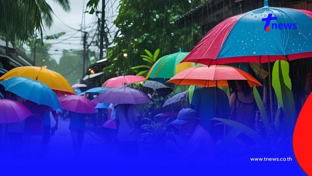 "สภาพอากาศวันนี้" เตือนด่วน 2 ภาค ฝนตกหนัก ระวังน้ำท่วมฉับพลัน