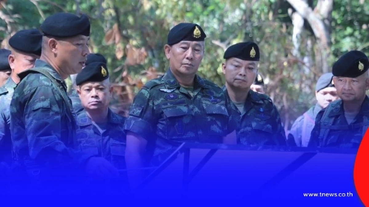 ผบ.ทบ.-แม่ทัพภาค2 ลงพื้นที่ช่องอานม้า เช็กความพร้อมแนวชายแดน