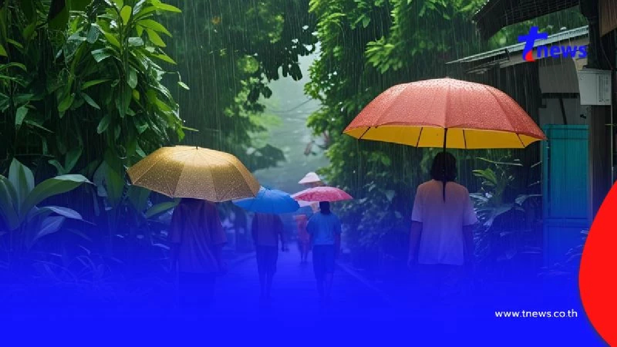 เตือน 37 จังหวัด เจอมรสุมวันนี้ ฝนฟ้าคะนอง ฝนตกหนัก กทม.ก็ไม่รอด