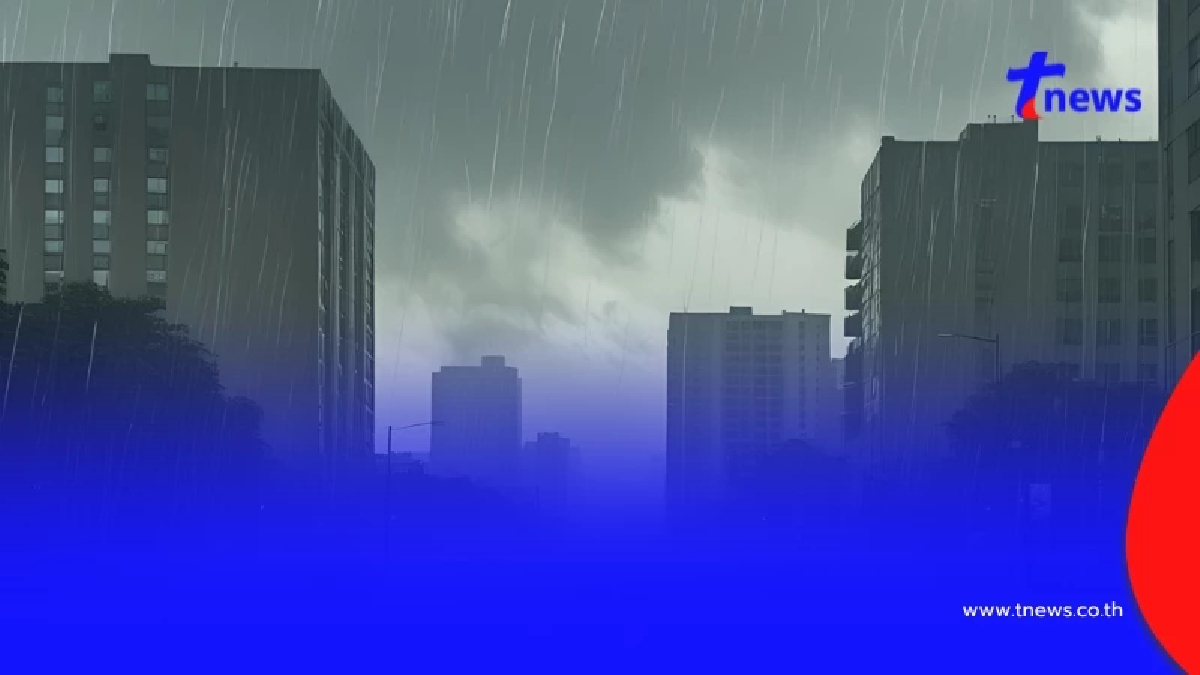 กรมอุตุฯเปิดพิกัดฝนถล่ม ฝนฟ้าคะนอง เสี่ยงน้ำท่วมฉับพลัน