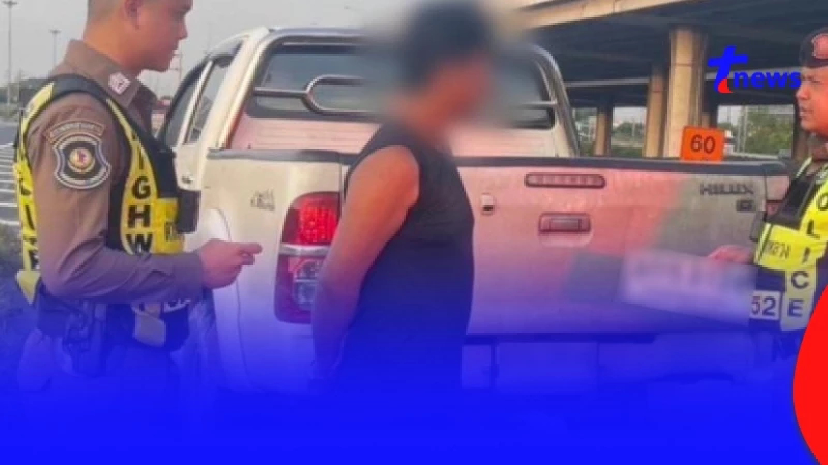 รวบหนุ่มกระบะ ชิ่งค่าผ่านทาง M-FLOW 453 ครั้ง ทะลุ 140,000 บาท