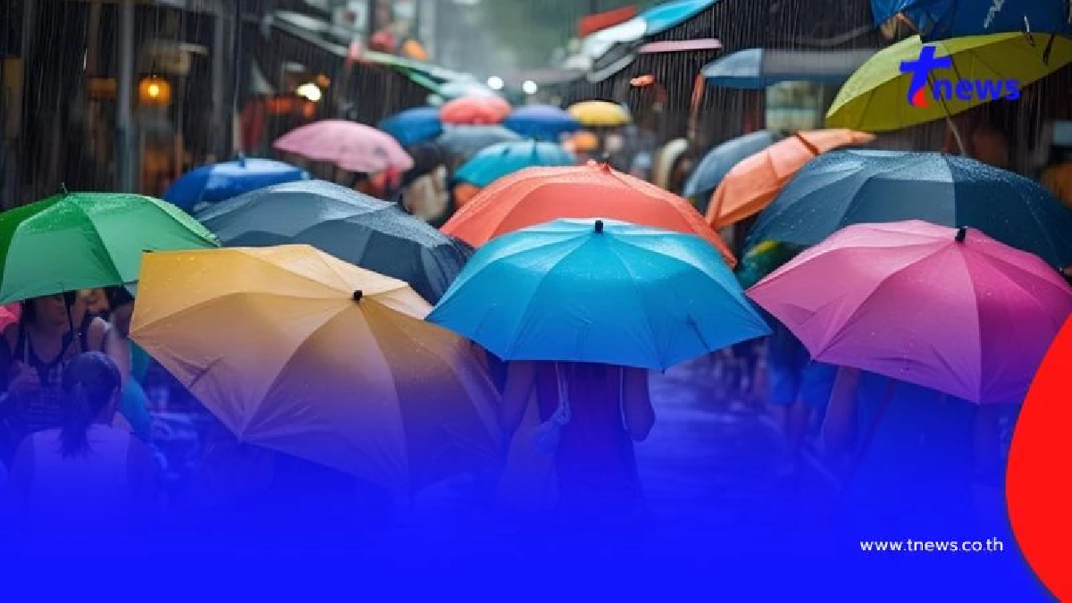 เตือน 43 จังหวัด รับมือมรสุม ฝนตกหนักวันนี้ ระวังน้ำท่วมฉับพลัน