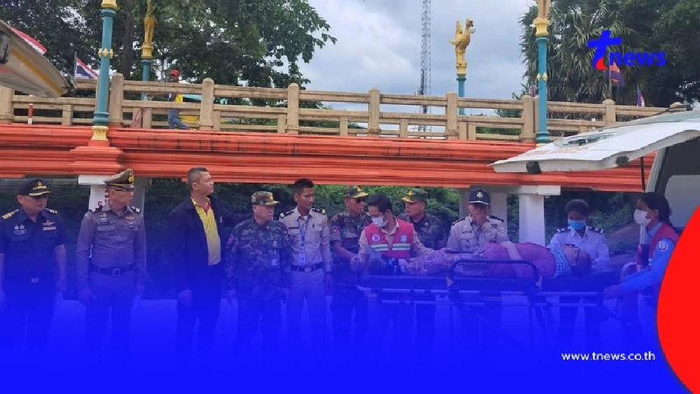 น้ำใจชายแดน เปิดด่านบ้านแหลม ส่งหญิงกัมพูชา ป่วยหนักไปรักษาตัว