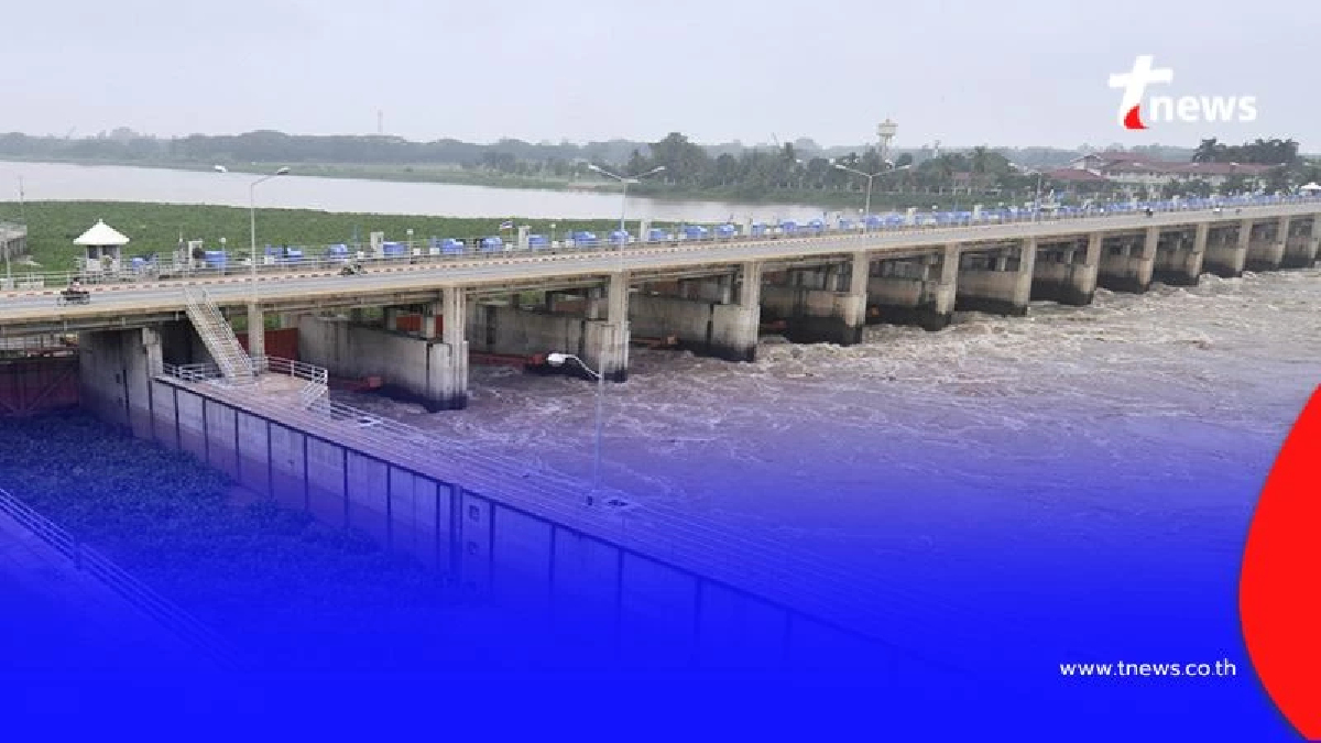 อัปเดตสถานการณ์น้ำเจ้าพระยา มีแนวโน้มเพิ่มขึ้น และทยอยปรับระบายน้ำให้สอดคล้อง