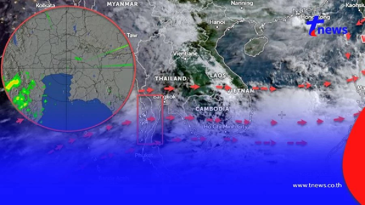 เปิด 38 จังหวัด เจอมรสุม ฝนตกหนักวันนี้ ระวังน้ำท่วมฉับพลัน