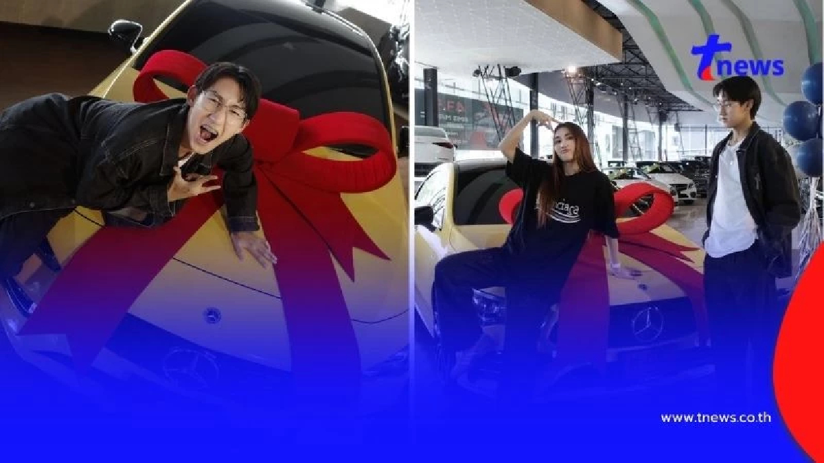 "เบสท์ คำสิงห์" ถอยรถหรูของขวัญน้องชาย เผยในวัย 25 มีอะไรแล้วบ้าง