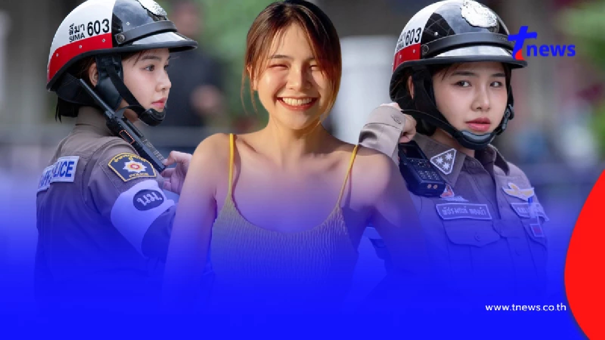 เปิดวาร์ป "ผู้กองมายด์"นางฟ้าจราจร ทำเอาหนุ่มๆ แห่อยากโดนจับ