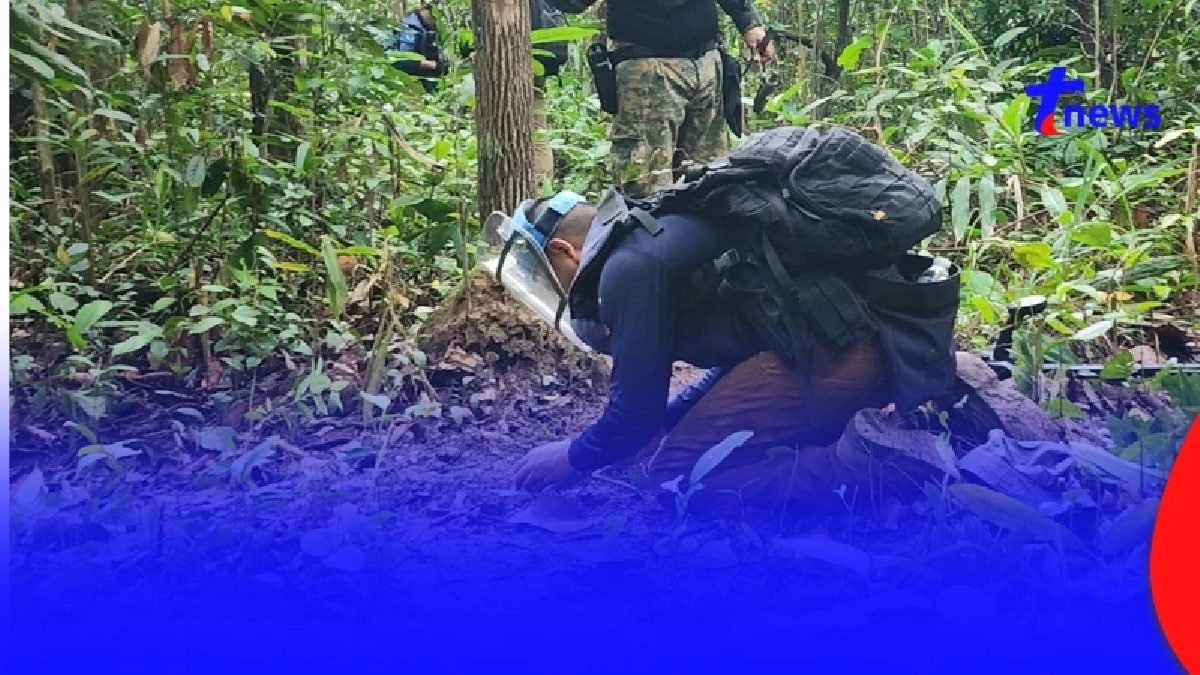 ช่องบกเจออีก 2 ทุ่นระเบิดสภาพใหม่ ห่างจุดทหารไทยเหยียบแค่ 30 ซม.