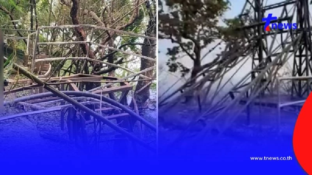 ทหารไทย ทำลายกระเช้า-บันได ตัดเส้นทางกัมพูชาขึ้น "ภูมะเขือ"