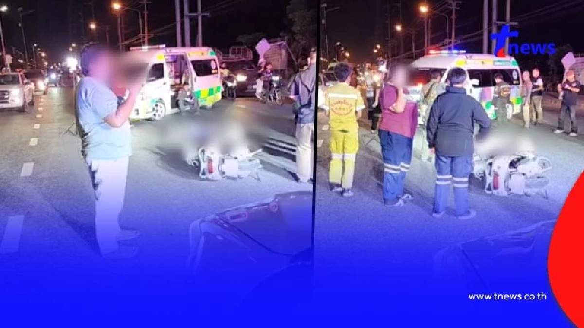 สลดใจ สาวท้อง 2 เดือน ถูกรถพ่วงทับดับคาที่ กลางถนนแพรกษา